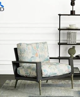 Comfy Fabric Armchair for Living Room