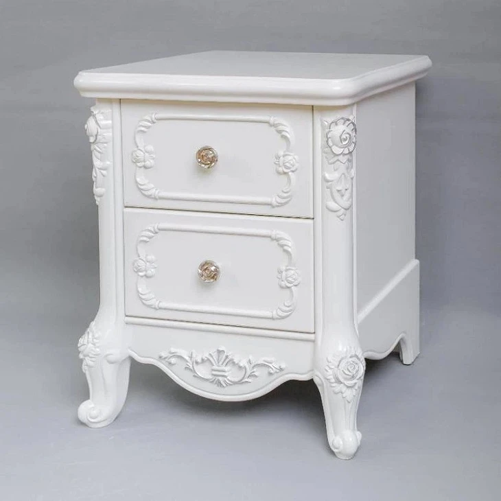 French Style Bedside Lockers