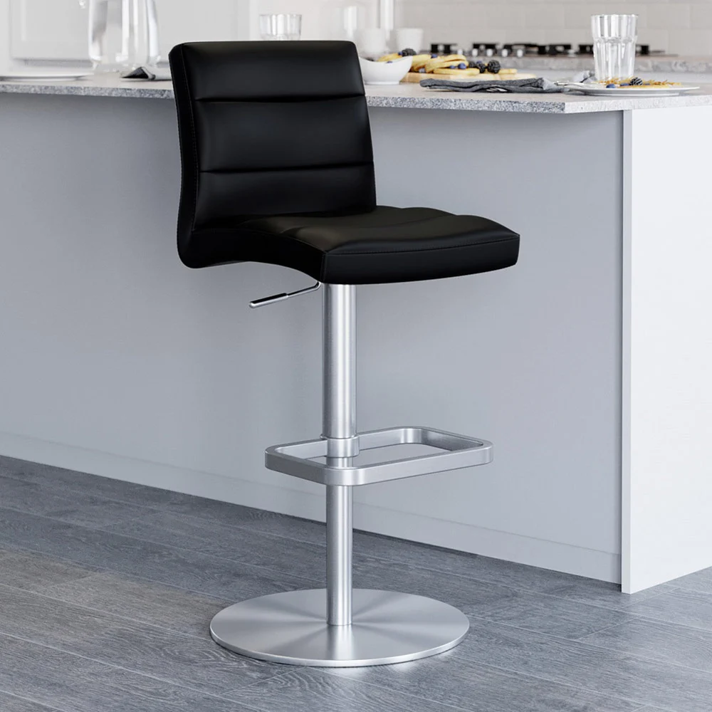 Height Adjustable Bar Chair With Back Height Adjustable Bar Chair With Back